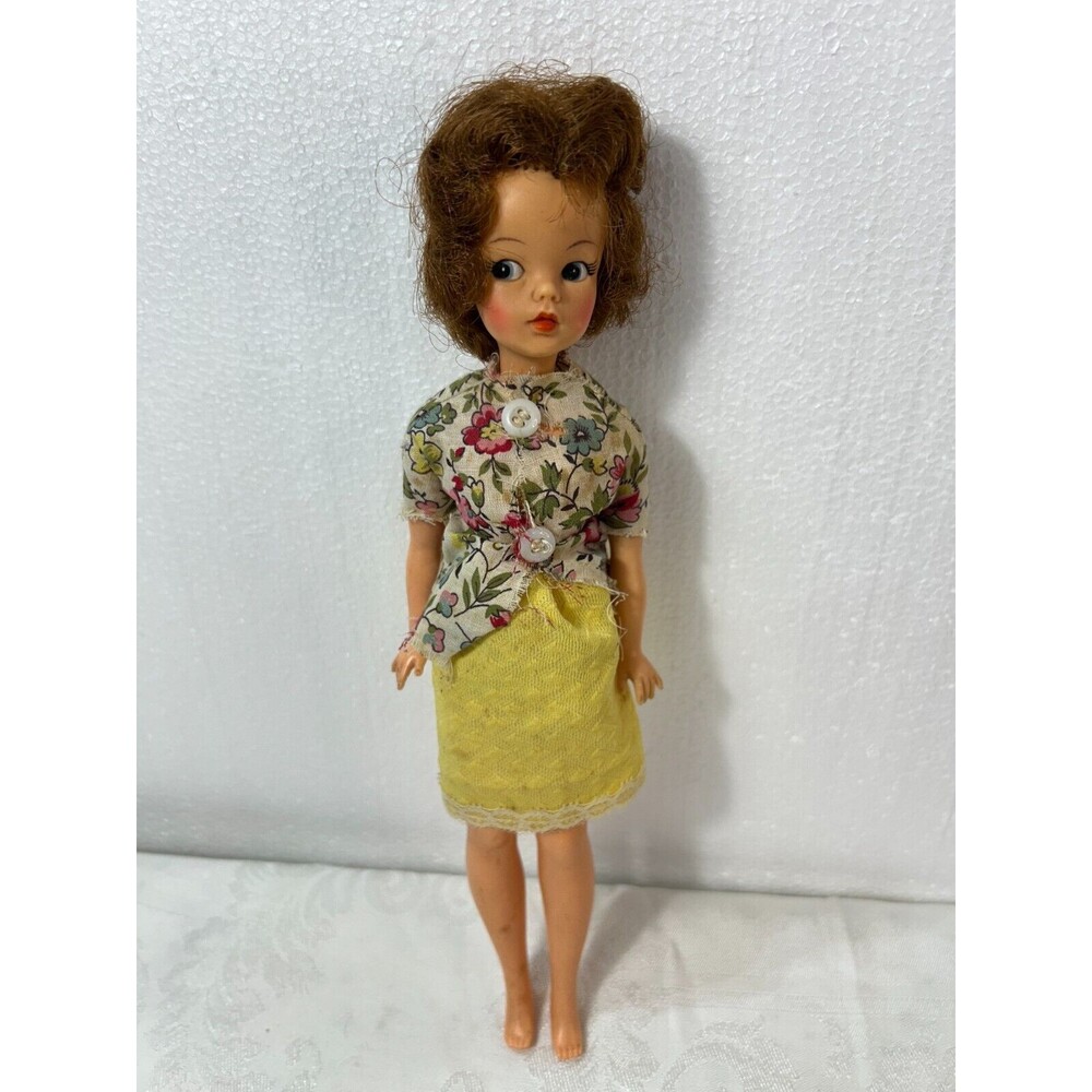 Tammy Doll 1962 Ideal Toy Co Brunette Hair Homemade Outfit